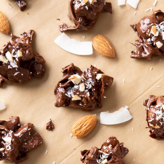 Dark Chocolate Coconut Almonds