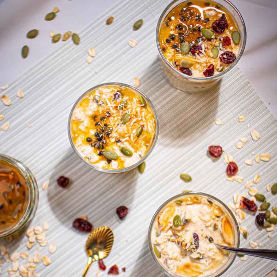 Passionfruit Overnight Oats (Dairy-