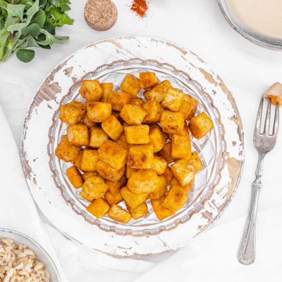 Pan-fried tofu