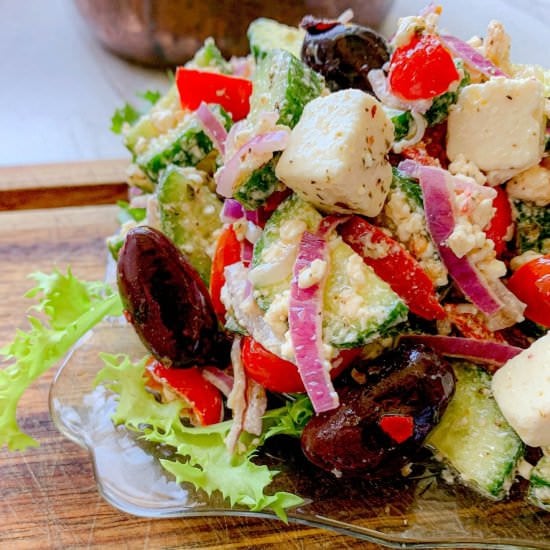 Greek Cucumber Salad