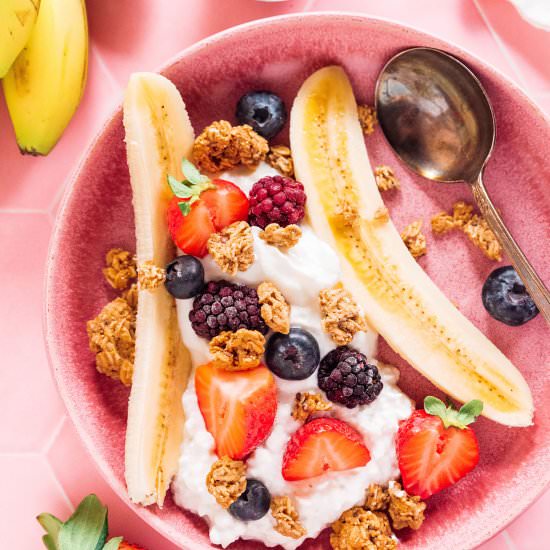 Breakfast Banana Split