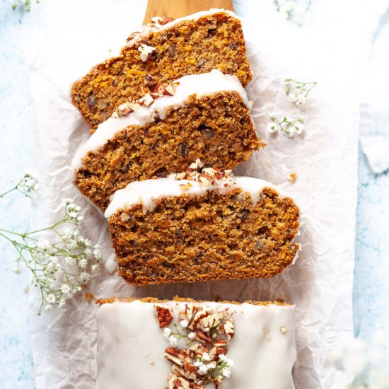 Vegan Carrot Cake Loaf