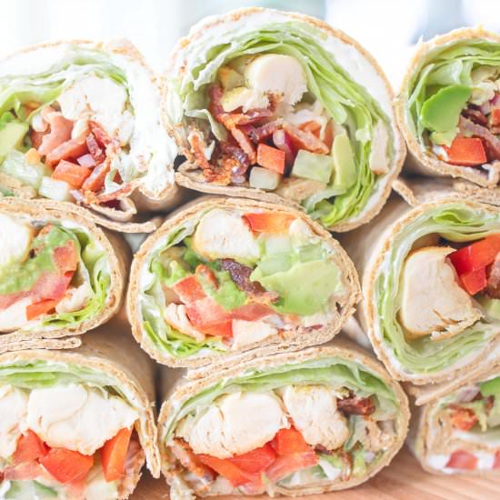 Chicken Bacon & Cream Cheese Wraps