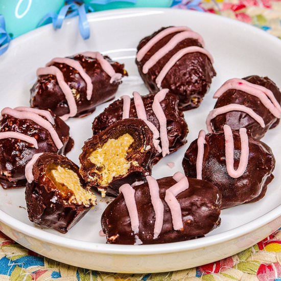 Chocolate Date Easter Eggs
