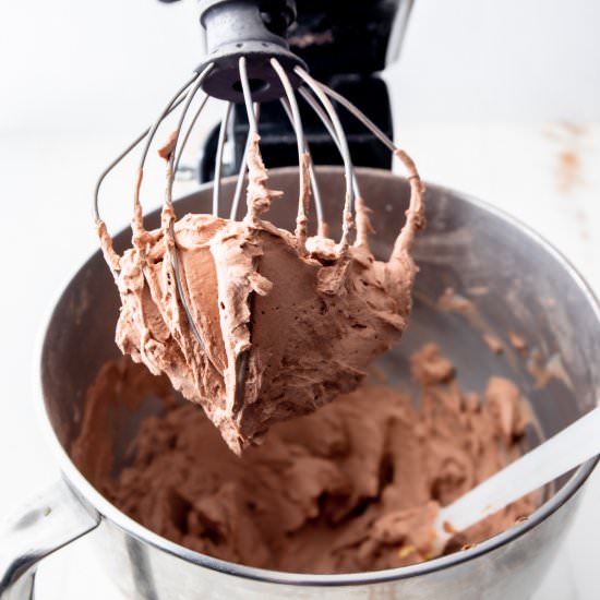 Chocolate Whipped Cream Frosting
