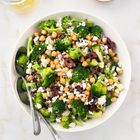 Chickpea Broccoli Salad