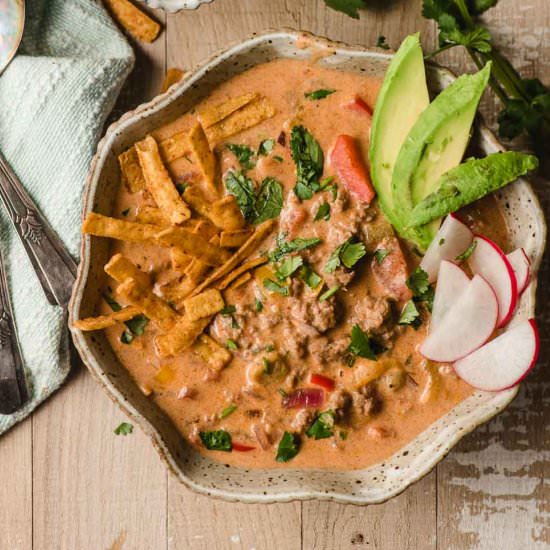 Creamy Taco Soup