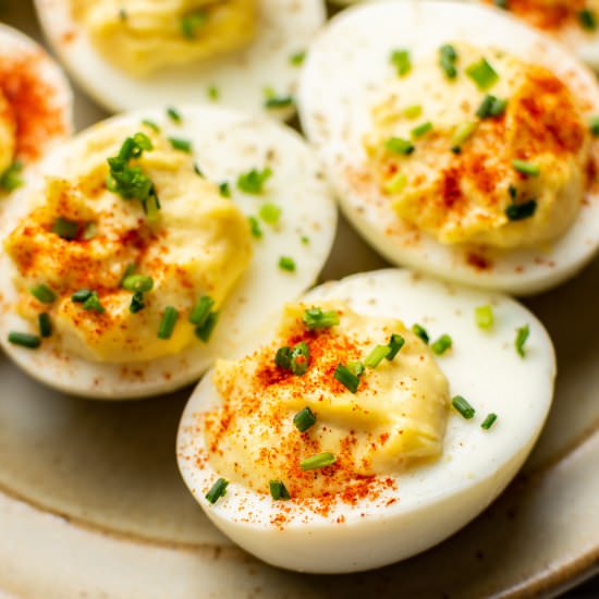 deviled eggs