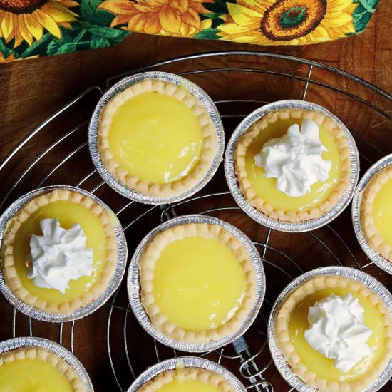 Vegan Lemon Tarts