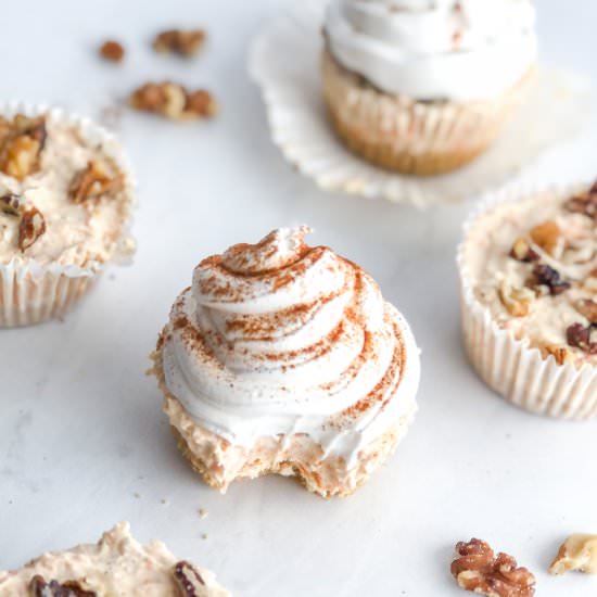 No Bake Carrot Cake Cheesecakes
