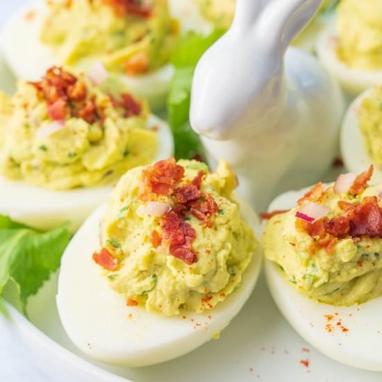 avocado deviled eggs