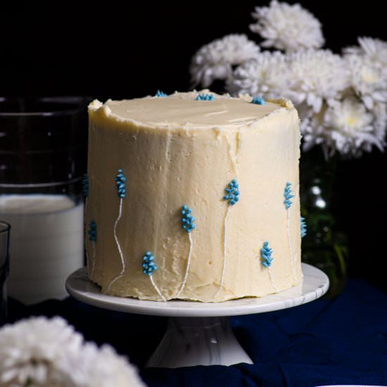 Carrot Cake with Pineapple Curd