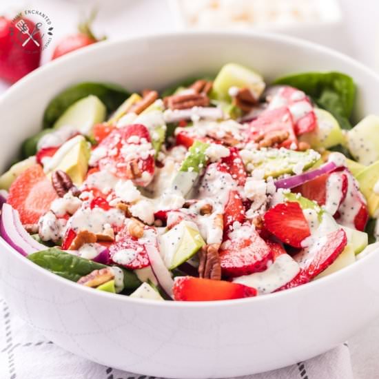 Strawberry Salad with Poppy Seed Dr