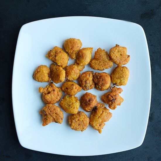 Masoor Dal Pakodas