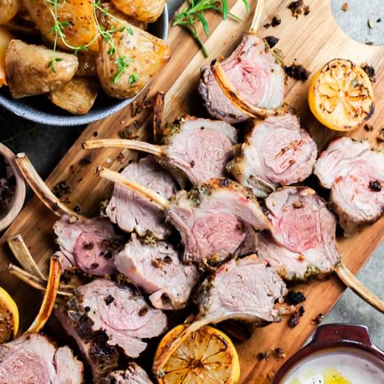 Herb Crusted Lamb Rack