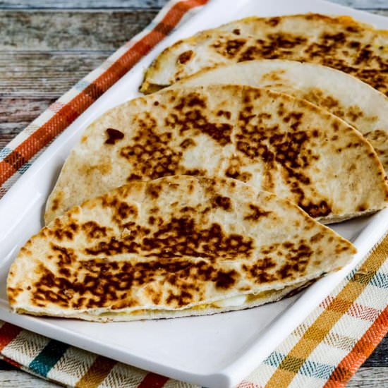 Egg Salad Breakfast Quesadillas