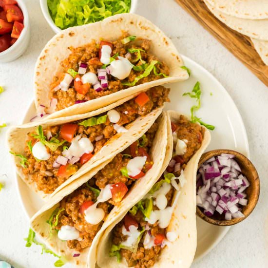 Easy, Creamy Tacos