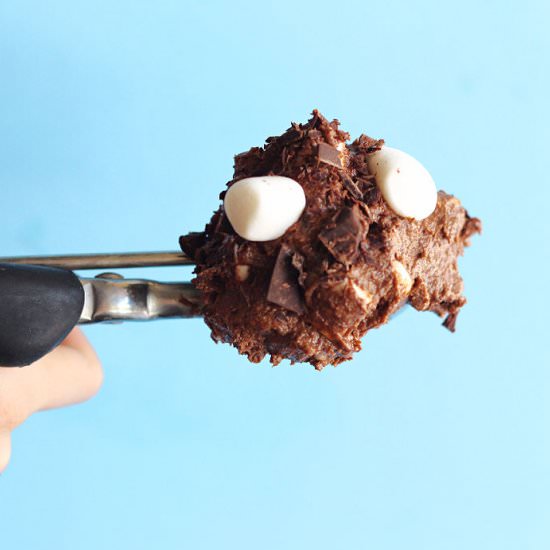 Brownie Rocky Road Cookie Dough