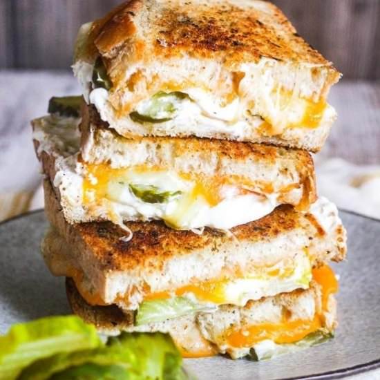 Pickle Grilled Cheese Sandwich