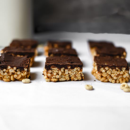 4-Ingredient PB Choco Cereal Bars V