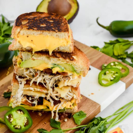 Jalapeño Popper Grilled Cheese