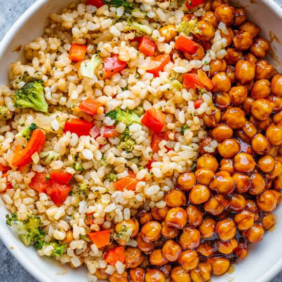 Chickpea & Vegetable Fried Rice