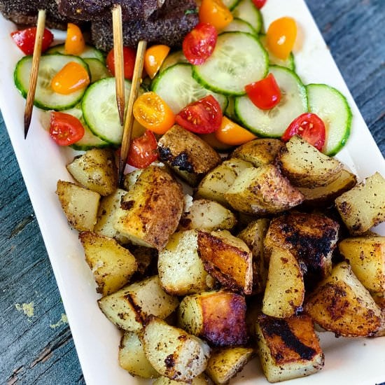 Crispy Grilled Potatoes
