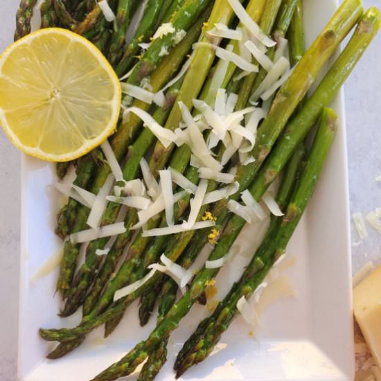 Lemon Parmesan Asparagus