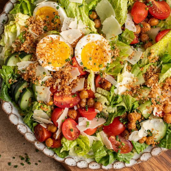 Modern day caesar salad