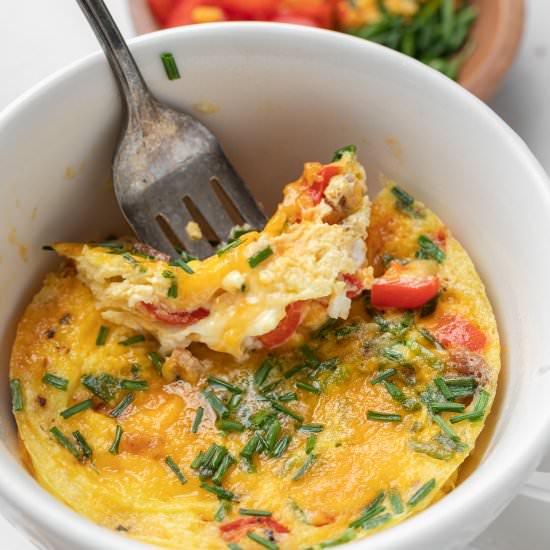 Microwave Mug Omelet
