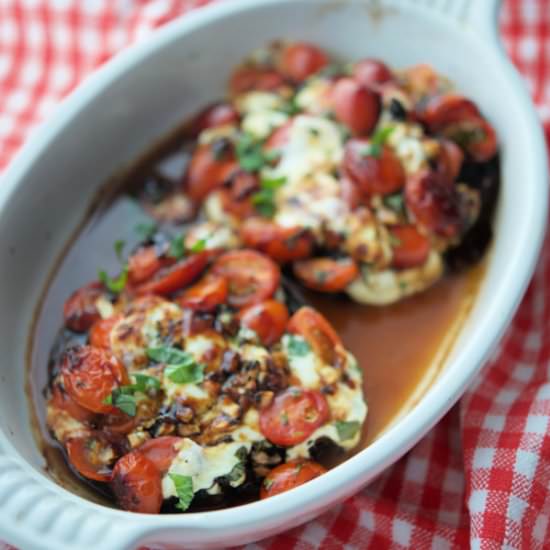 Caprese Portobello Mushrooms