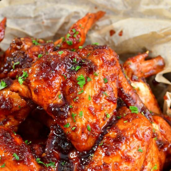 Sweet Garlic Chili Smoked Wings