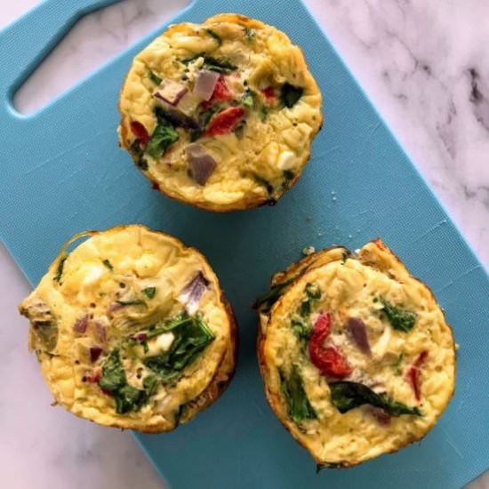 Healthy Mini Vegetable Frittatas