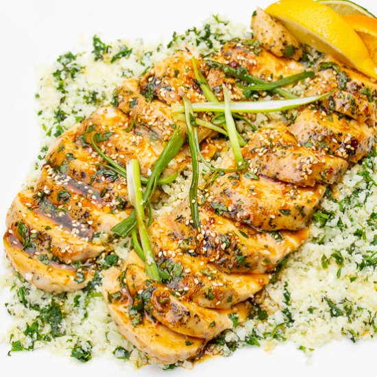 Glazed Sous Vide Chicken Breast