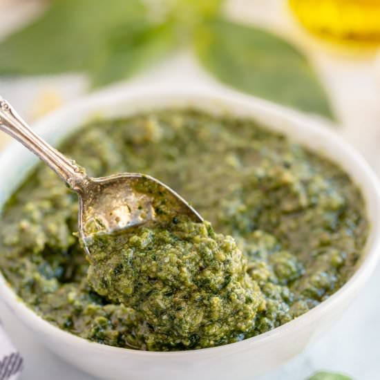 Homemade Basil Pesto