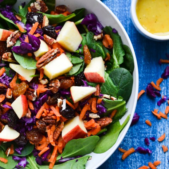 Kale Apple Pecan Salad
