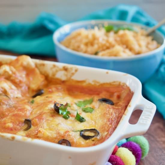 Easy Cheese Enchiladas