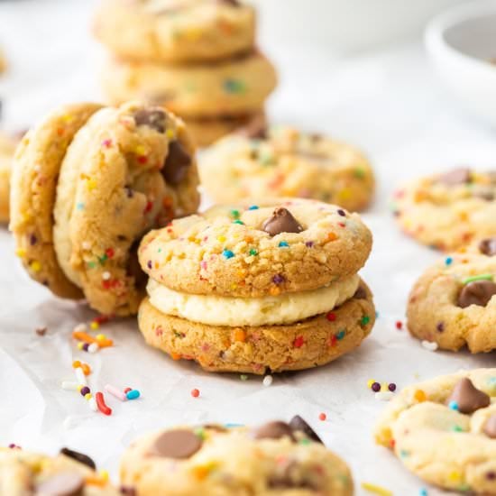 Birthday Cake Cookies