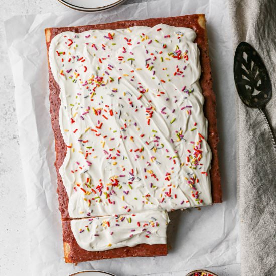 Gluten Free Poke Cake