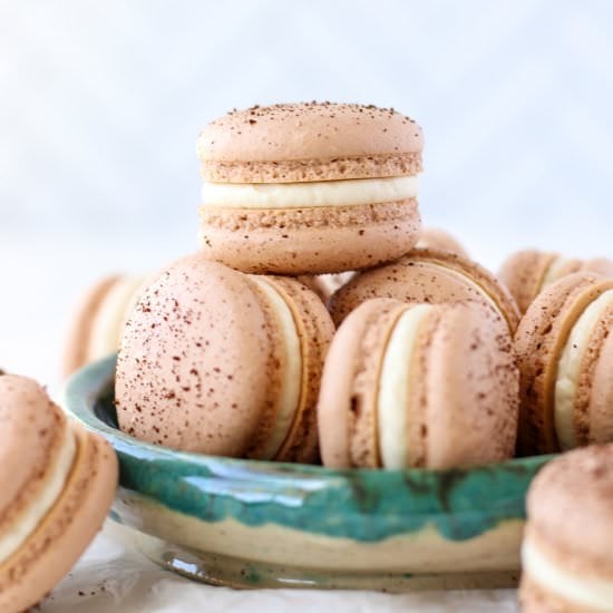 Vietnamese Iced Coffee Macarons