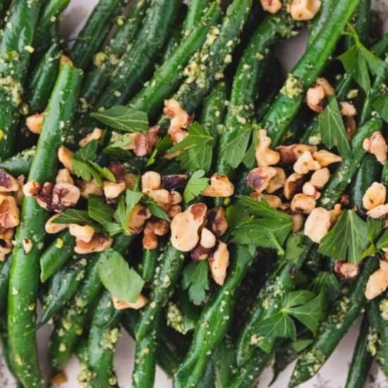 Pesto Green Beans