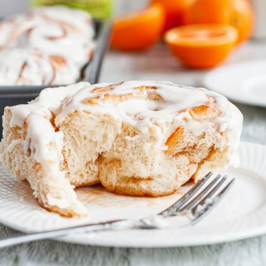 Orange Honey Rolls (Dairy-Free)