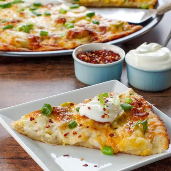 Perogy Pizza