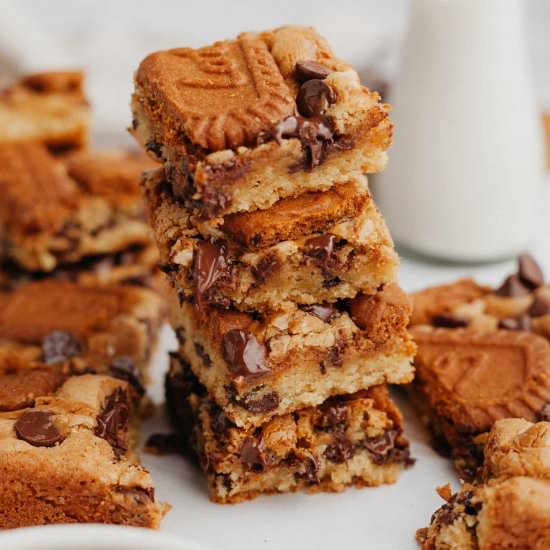 Biscoff Blondies