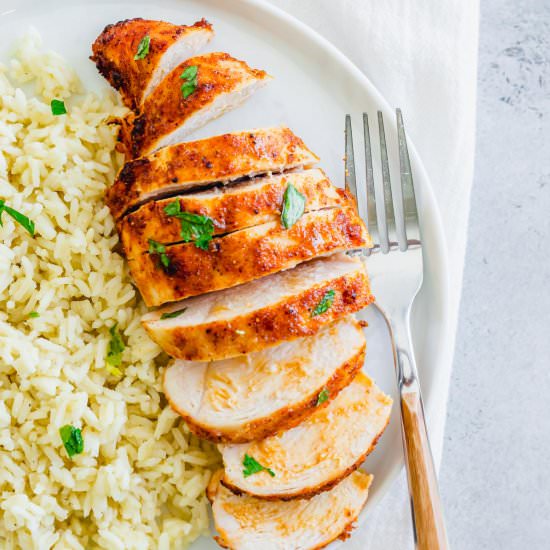 Air Fryer Frozen Chicken Breasts