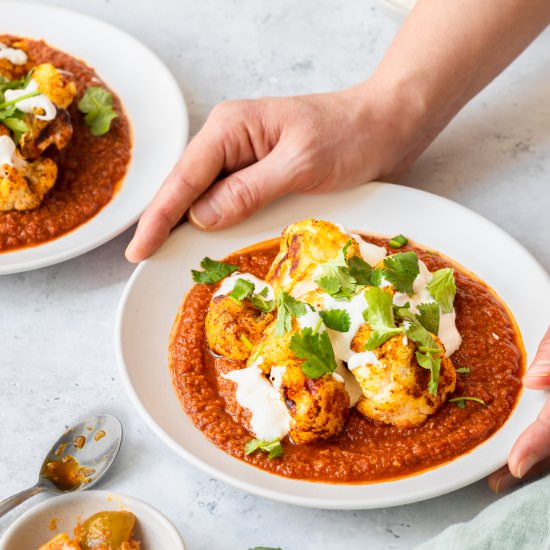Roasted Cauliflower Curry