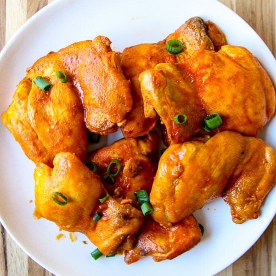 Buffalo Chicken Thighs