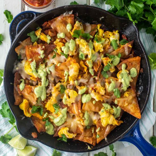 Chilaquiles con Huevos