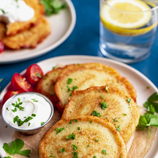 GLUTEN-FREE LATKES (POTATO PANCAKES