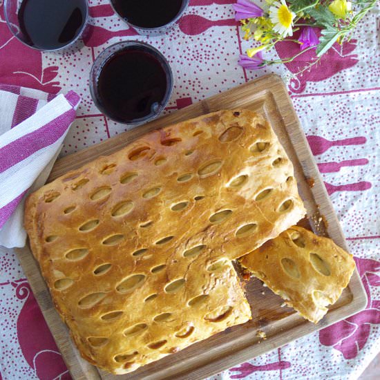 Empanada with Pork Loin and Chorizo